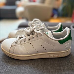Stan Smith Adidas White and Green Sneakers -used